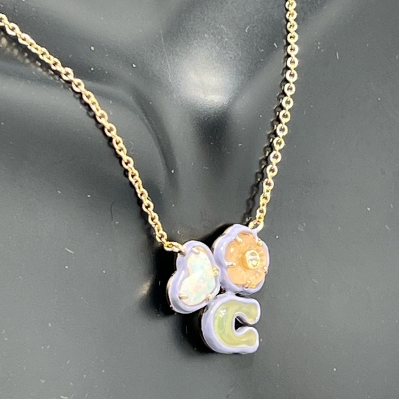 Coach Pendant Necklace Gold Tone - Picture 3 of 11